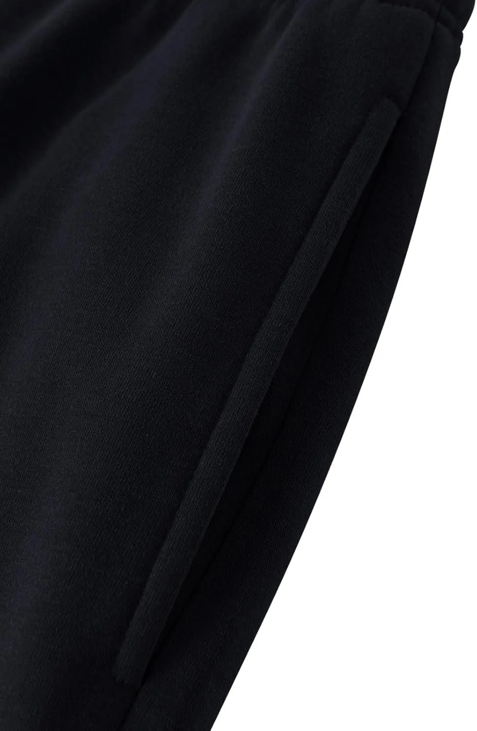 Mens Fleece Sweatpants Cotton Elastic Bottom Joggers with Pockets Active Athletic Baggy Running Sweat Pants