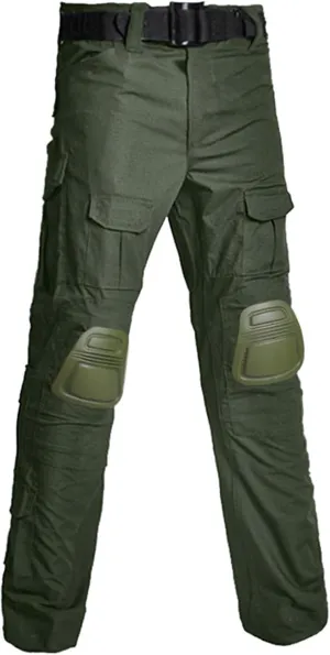 Men's Military Combat Pants with Knee Pads Vintage Stretch Slim Fit Tactical Pants Outdoor Hunting Cargo Pants 2025