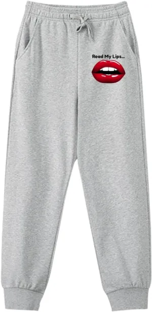 Men's Sweatpants Read My Hot Red Lips Quick-Dry Performance Sports Pants