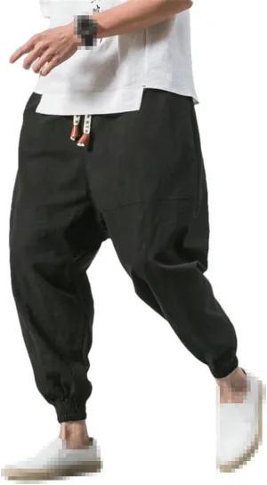 MenS Trousers Jogging Vintage Harem Pants Men Casual Street Plus Size Harajuku Joggers Pants
