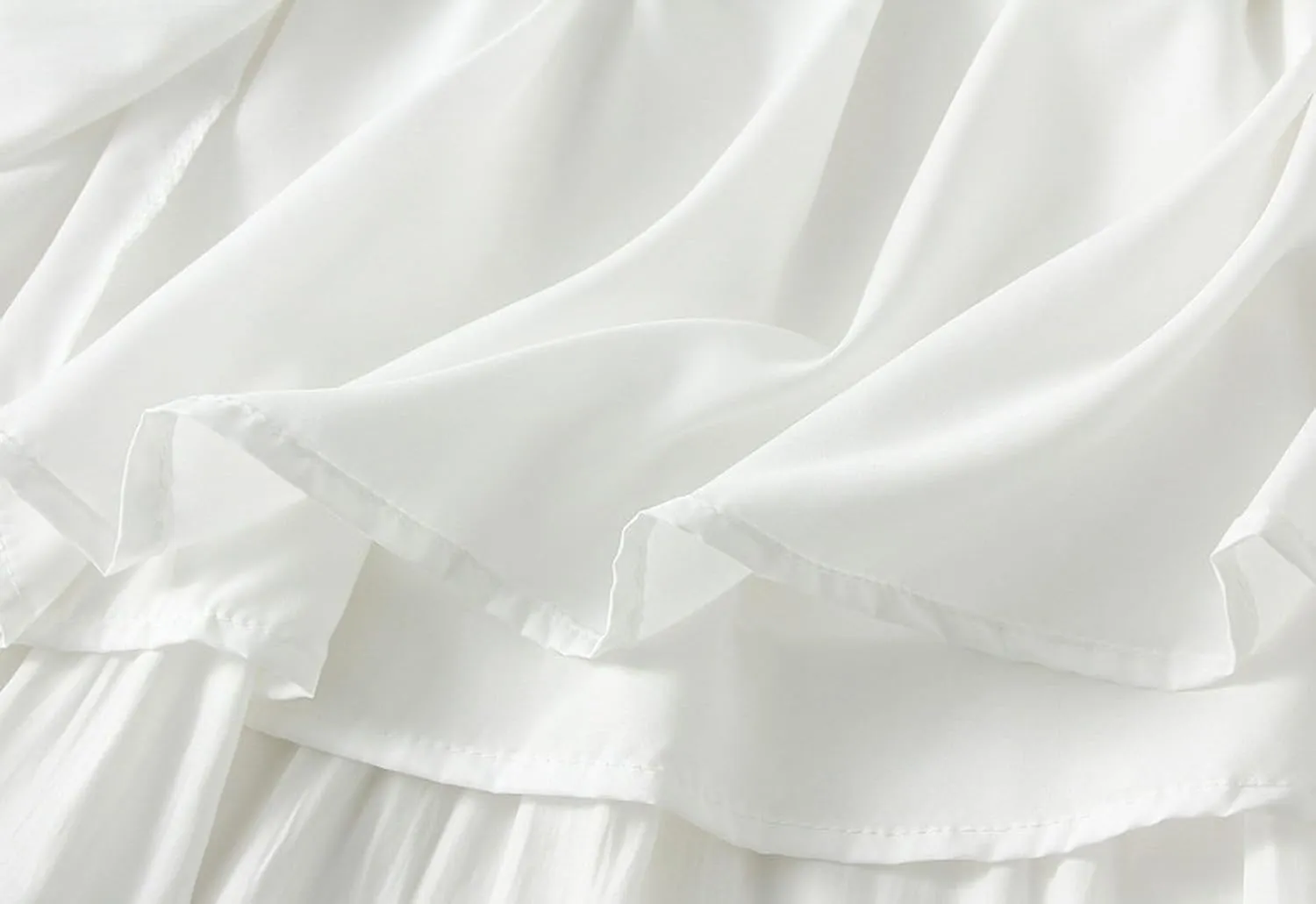 Midi Skirt for Women HIgh Waist A-line Summer Skirts Pleated Tiered Flowy Swing Beach Skirt
