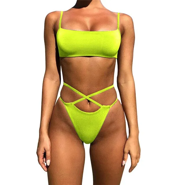 Mujer Criss-Cross Body Suits