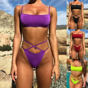 Mujer Criss-Cross Body Suits