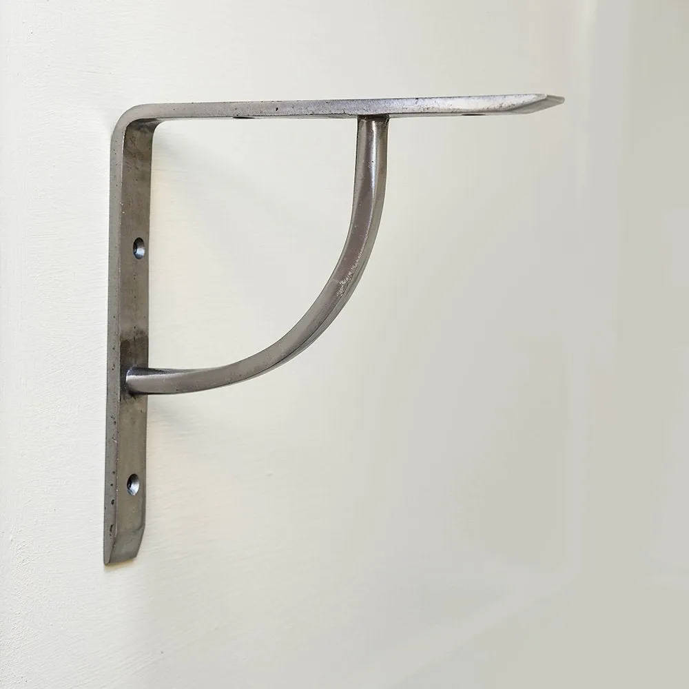 Natural Iron Plain Shelf Bracket