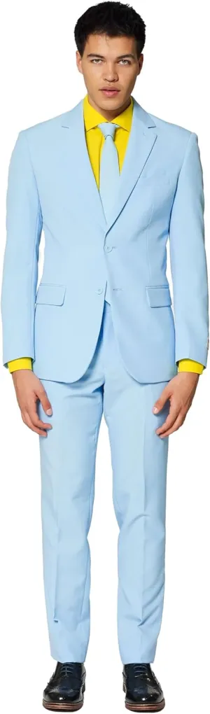 OppoSuits Solid Color Party Suits - Colorful Outfits for Prom, Weddings, Bachelor Parties - Comes With Blazer, Pants & Tie