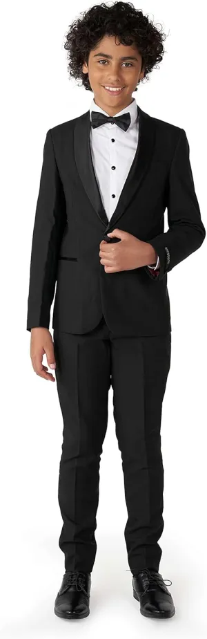 Opposuits Teen Boys Formal Outfit - Premium Tuxedo Suit - Slim Fit - Includes Blazer, Pants and Bow Tie
