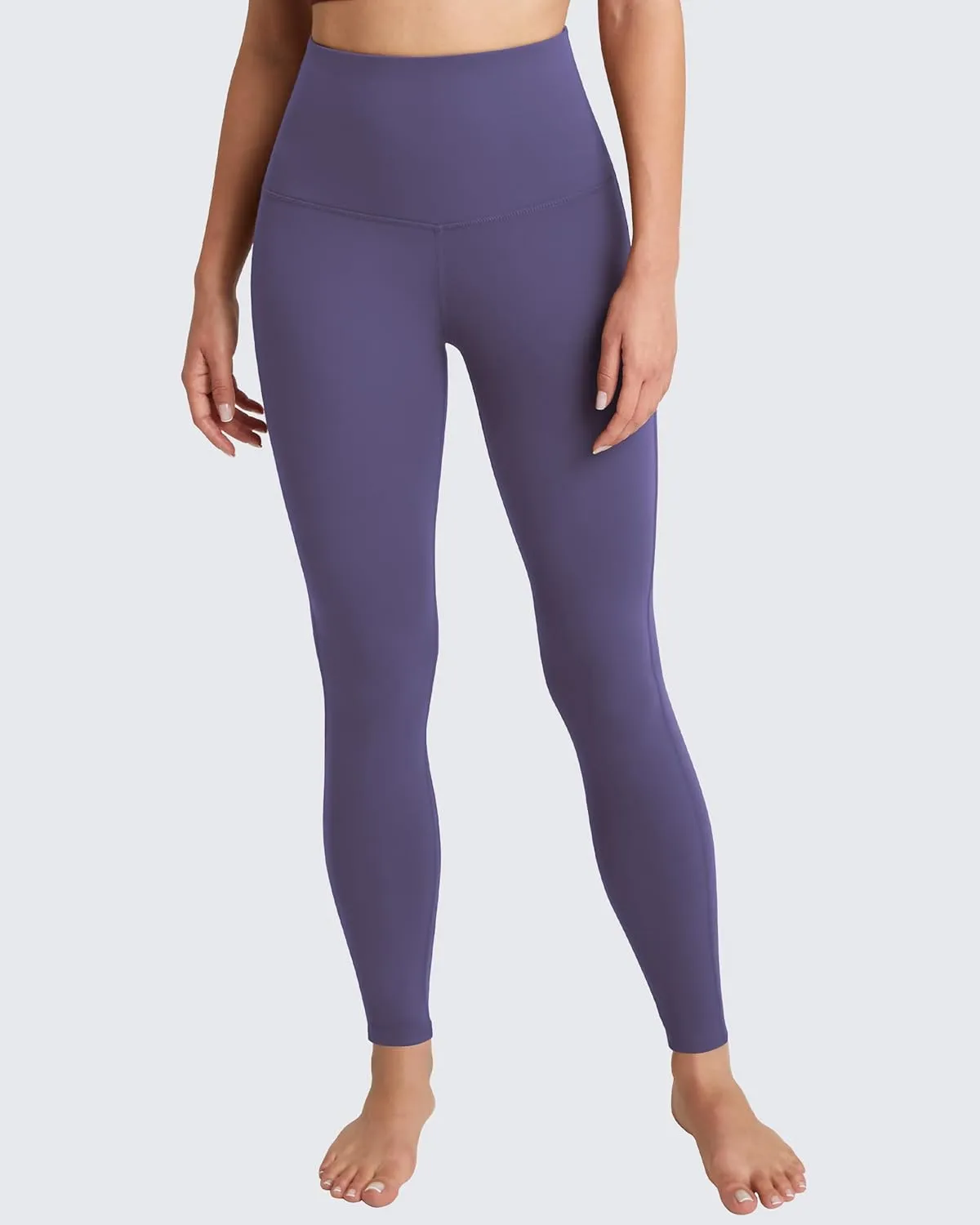 QUEENIEKE Workout Leggings for Women 27" - Ultra High Waisted Tummy Control Yoga Pants Butt Lifting Gym Training Tight
