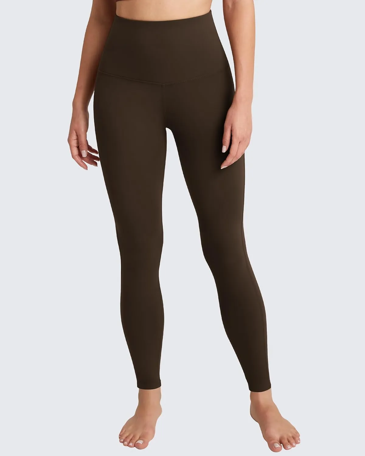 QUEENIEKE Workout Leggings for Women 27" - Ultra High Waisted Tummy Control Yoga Pants Butt Lifting Gym Training Tight