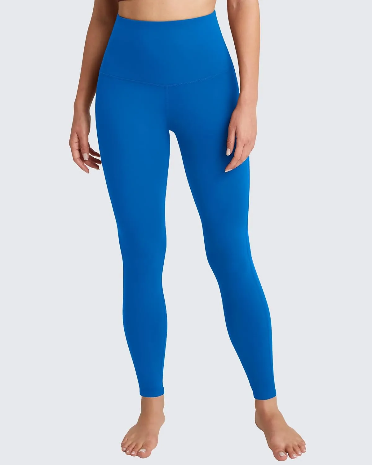 QUEENIEKE Workout Leggings for Women 27" - Ultra High Waisted Tummy Control Yoga Pants Butt Lifting Gym Training Tight