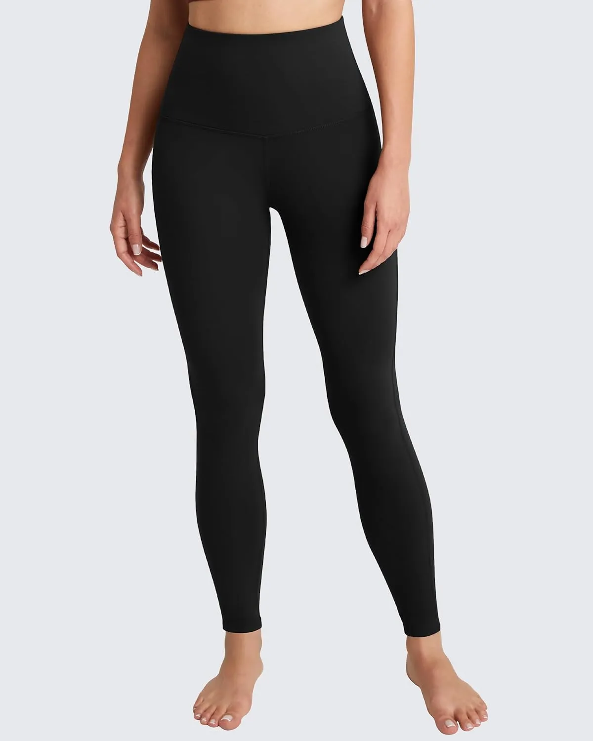 QUEENIEKE Workout Leggings for Women 27" - Ultra High Waisted Tummy Control Yoga Pants Butt Lifting Gym Training Tight