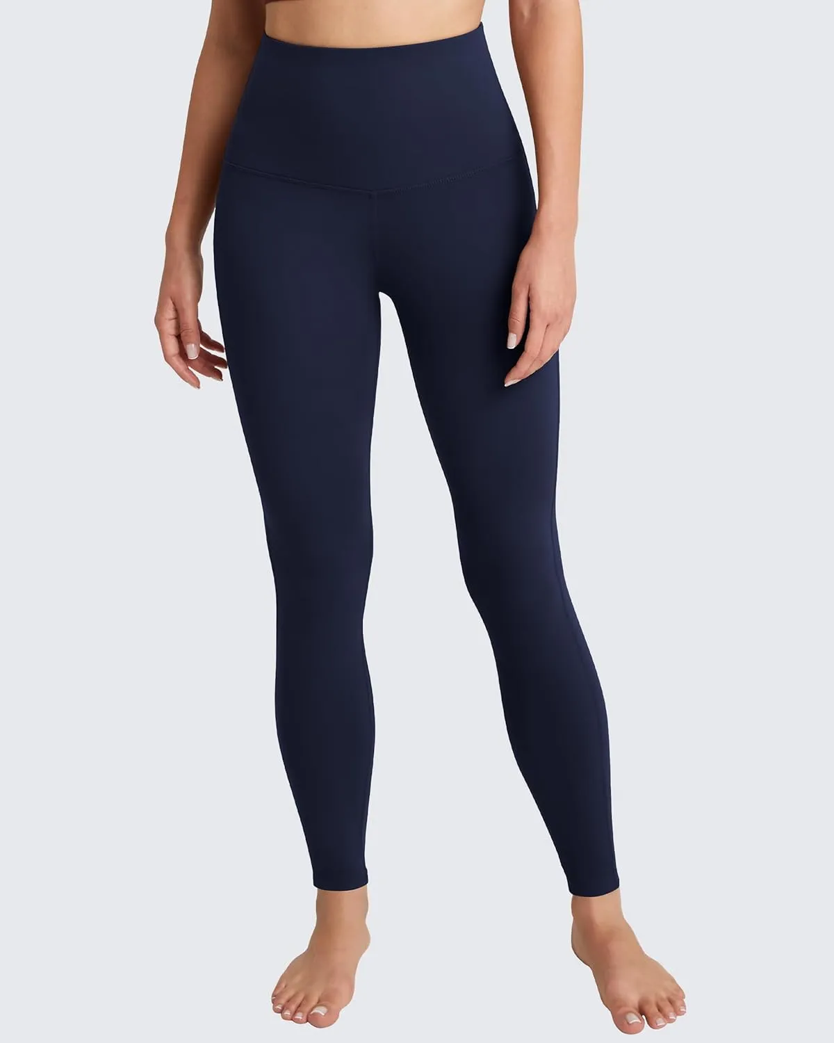 QUEENIEKE Workout Leggings for Women 27" - Ultra High Waisted Tummy Control Yoga Pants Butt Lifting Gym Training Tight