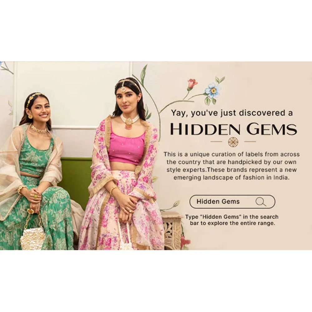 Rangpur Sea Green Anarkali Palazzo Suit - Set of 3