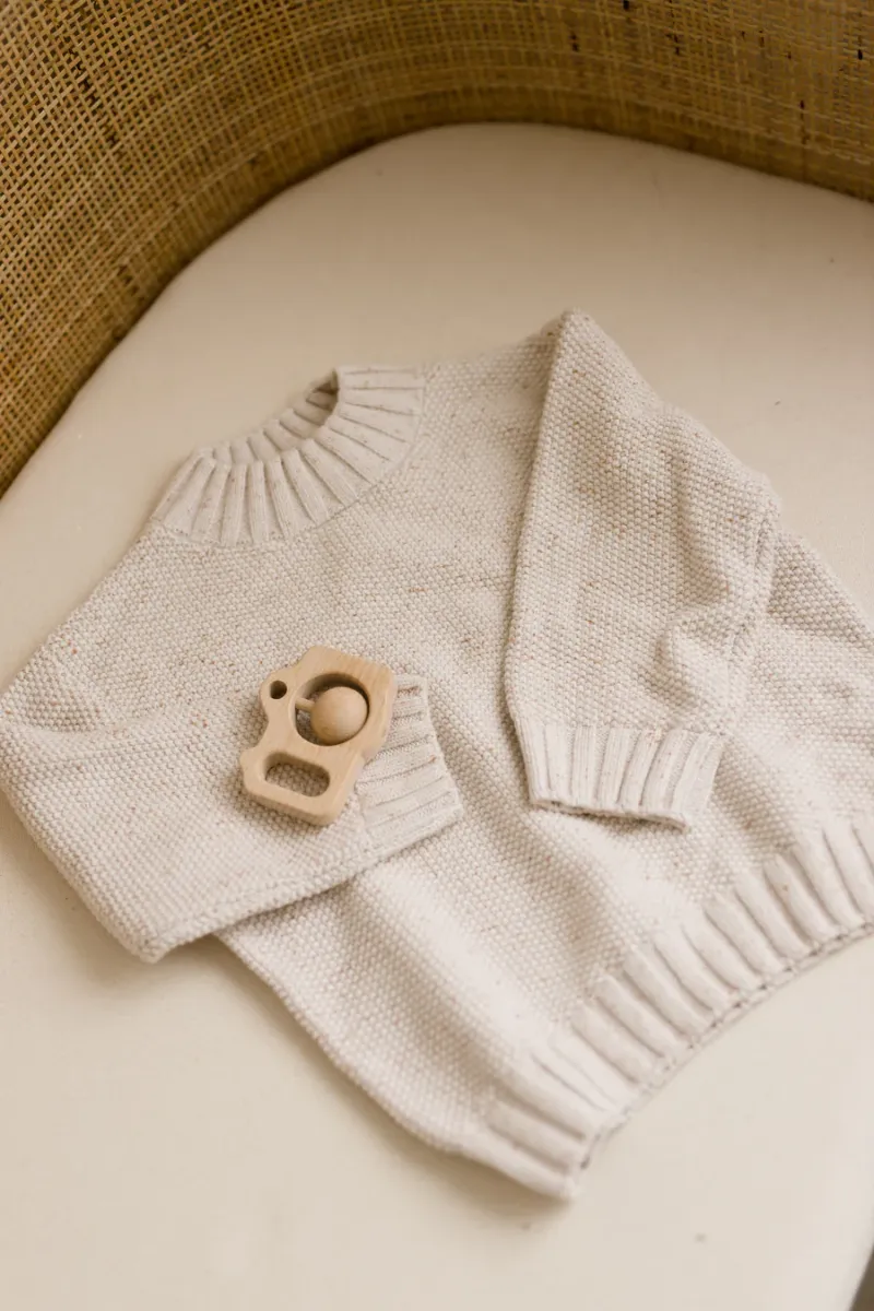 Speckle Chunky Knit Sweater