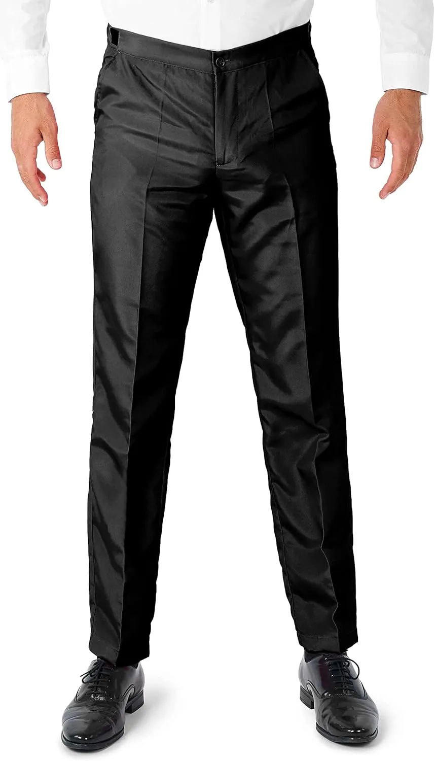 Suitmeister Men's Party Costumes - Slim Fit Solid Color Suit for Leisure - Halloween Parties and Party Wear