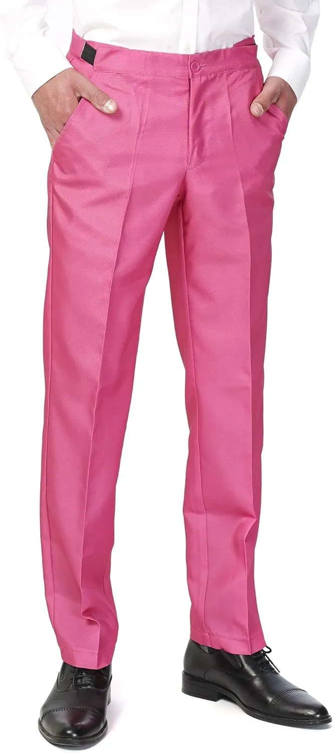 Suitmeister Men's Party Costumes - Slim Fit Solid Color Suit for Leisure - Halloween Parties and Party Wear