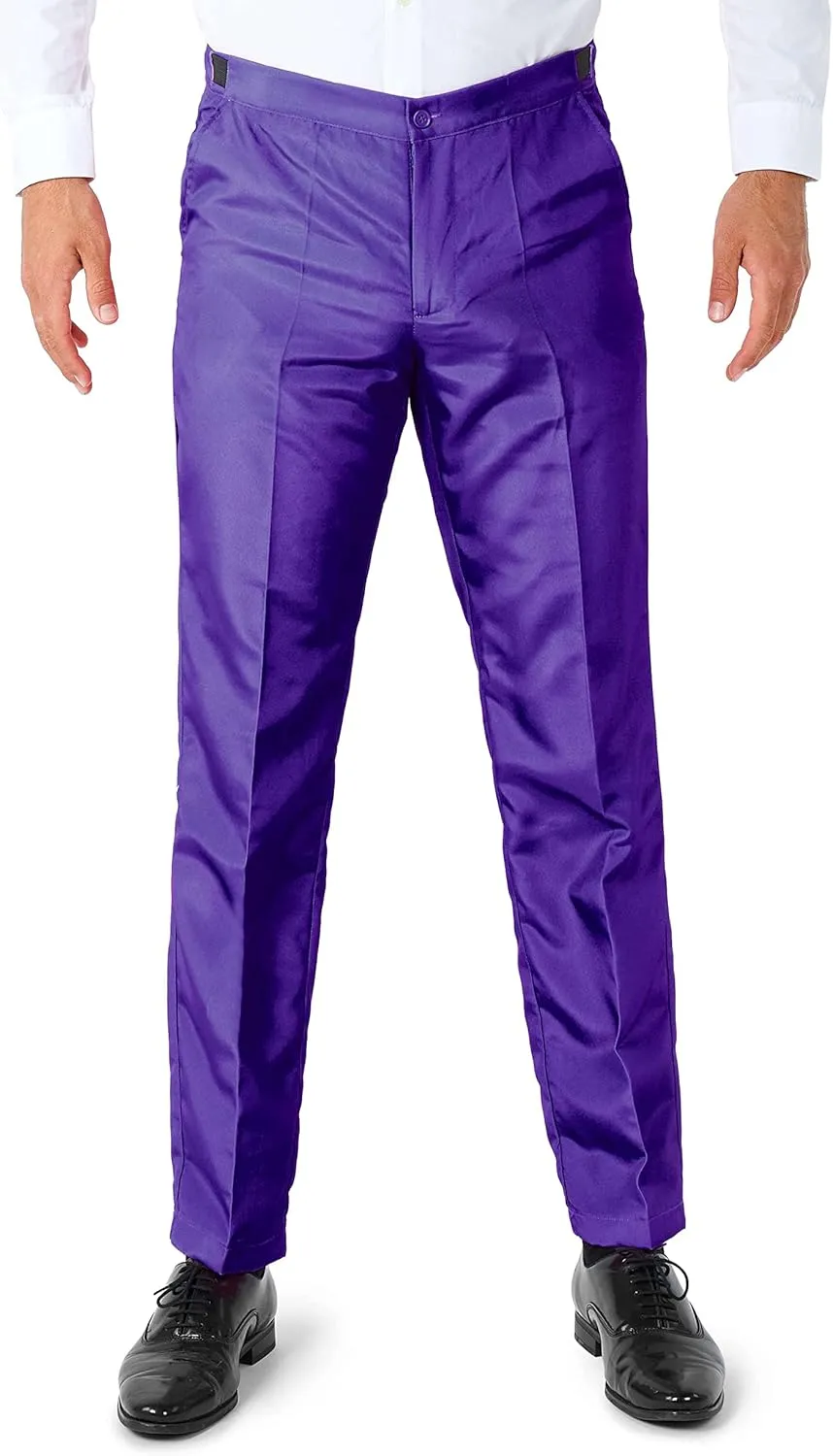 Suitmeister Men's Party Costumes - Slim Fit Solid Color Suit for Leisure - Halloween Parties and Party Wear