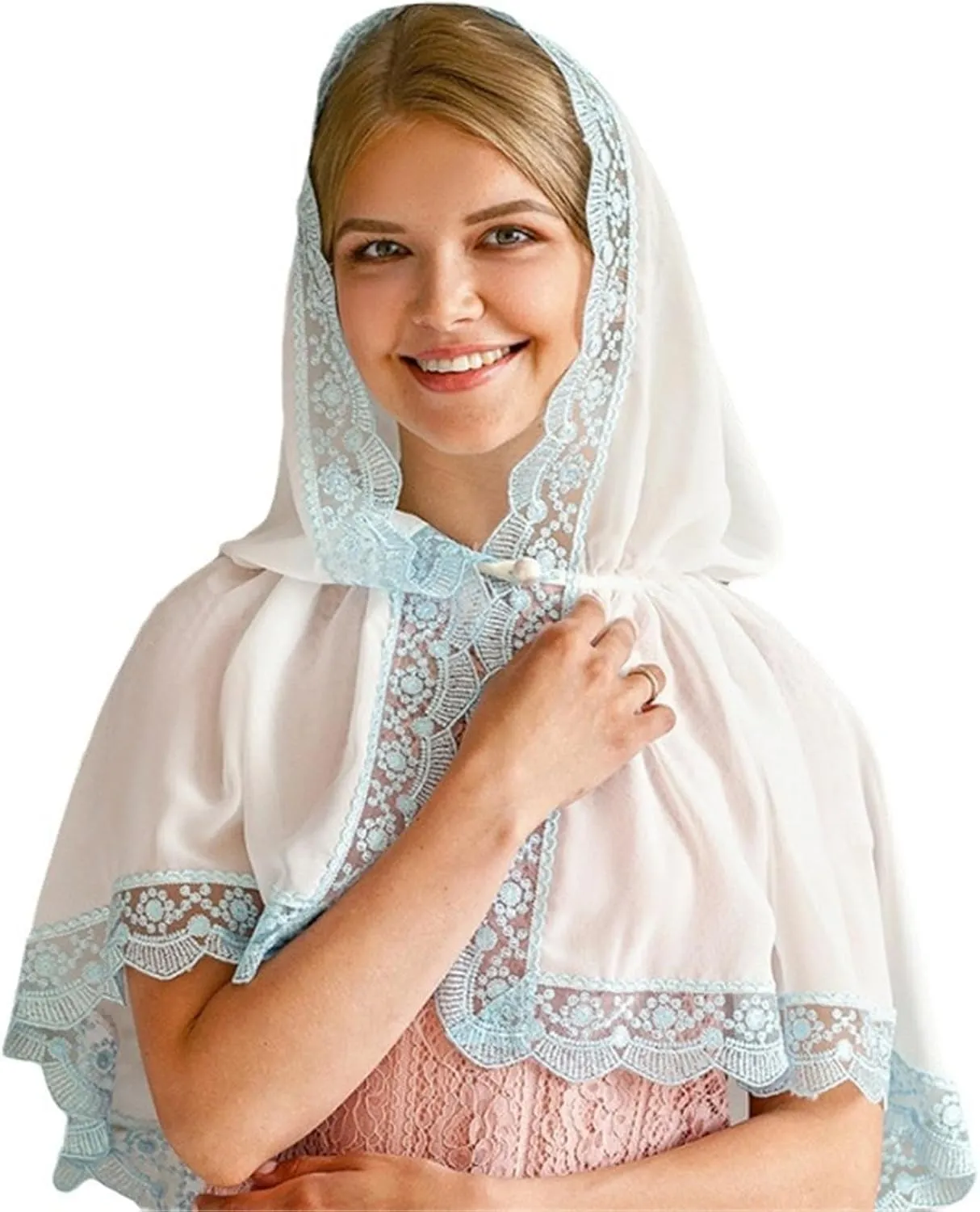 Summer Short Cape Shawls Wrap for Victorian Era Prom Hooded Cloak Princess Cape Elegant Victorian Era Shawl, Reference size chart, Beige