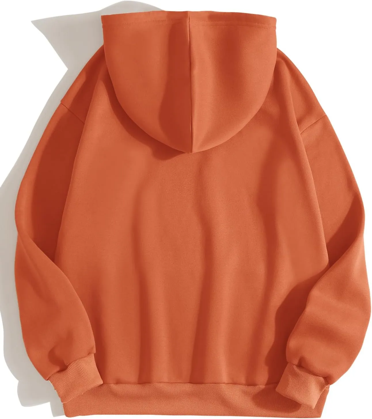 SweatyRocks Women's Casual Long Sleeve Drop Shoulder Oversized Pullover Hoodie Sweatshirt Tops