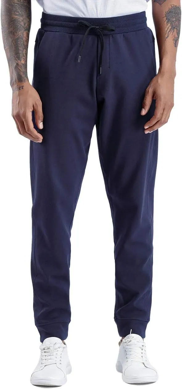 THE GYM PEOPLE Mens' Fleece Joggers Pants with Deep Pockets in Loose-fit Style