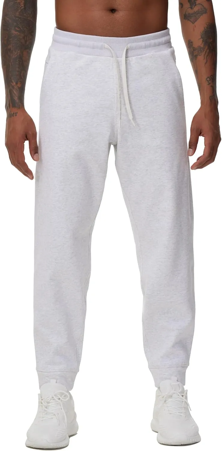 THE GYM PEOPLE Mens' Fleece Joggers Pants with Deep Pockets in Loose-fit Style