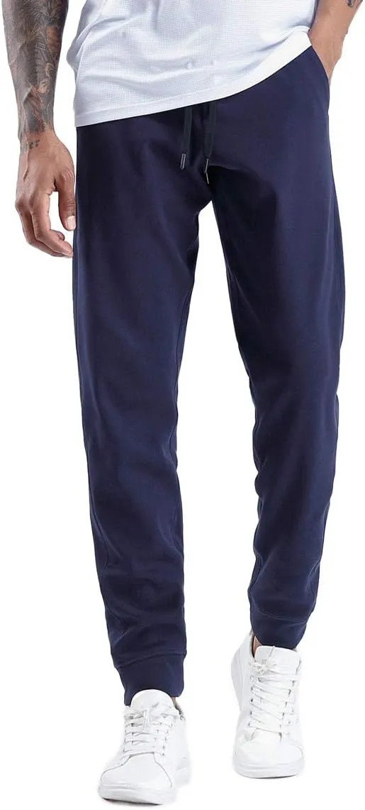 THE GYM PEOPLE Mens' Fleece Joggers Pants with Deep Pockets in Loose-fit Style