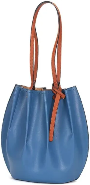 Top Handle Handbag with Inner Pocket Shoulder Purse Wallet for Travel Womens Tote Genuine Leather Bucket Retro