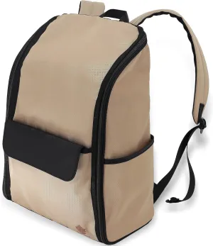 Travel Laptop Backpack Large Hanging Toiletry Organizer Waterproof Hygiene Bag, Toiletries Makeup Cosmetics Organizer (Khaki)