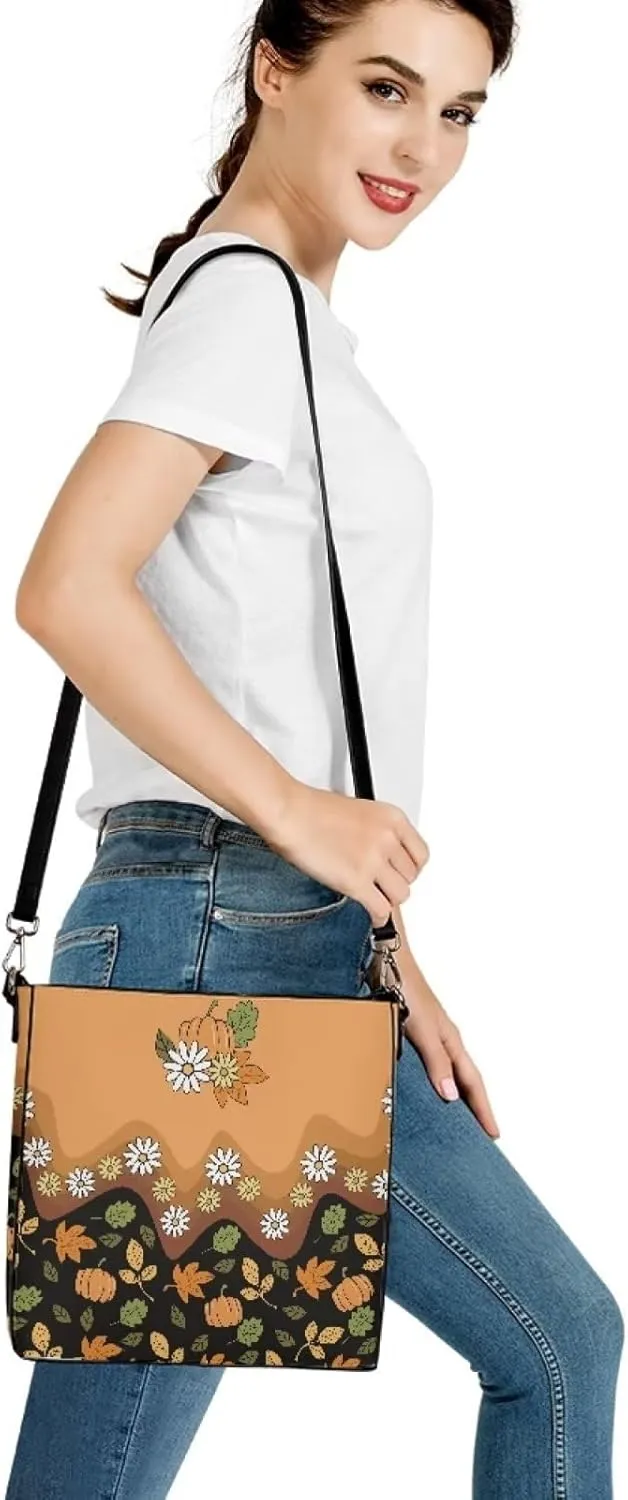Waterproof Large Capacity Bucket Bags, Messenger Bag Shoulder Hobo Crossbody Bag Casual Colledge Shopping for Women