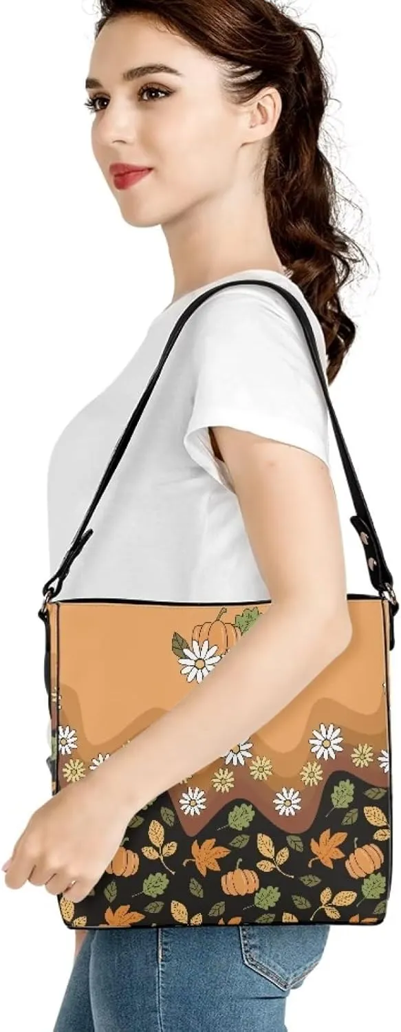 Waterproof Large Capacity Bucket Bags, Messenger Bag Shoulder Hobo Crossbody Bag Casual Colledge Shopping for Women