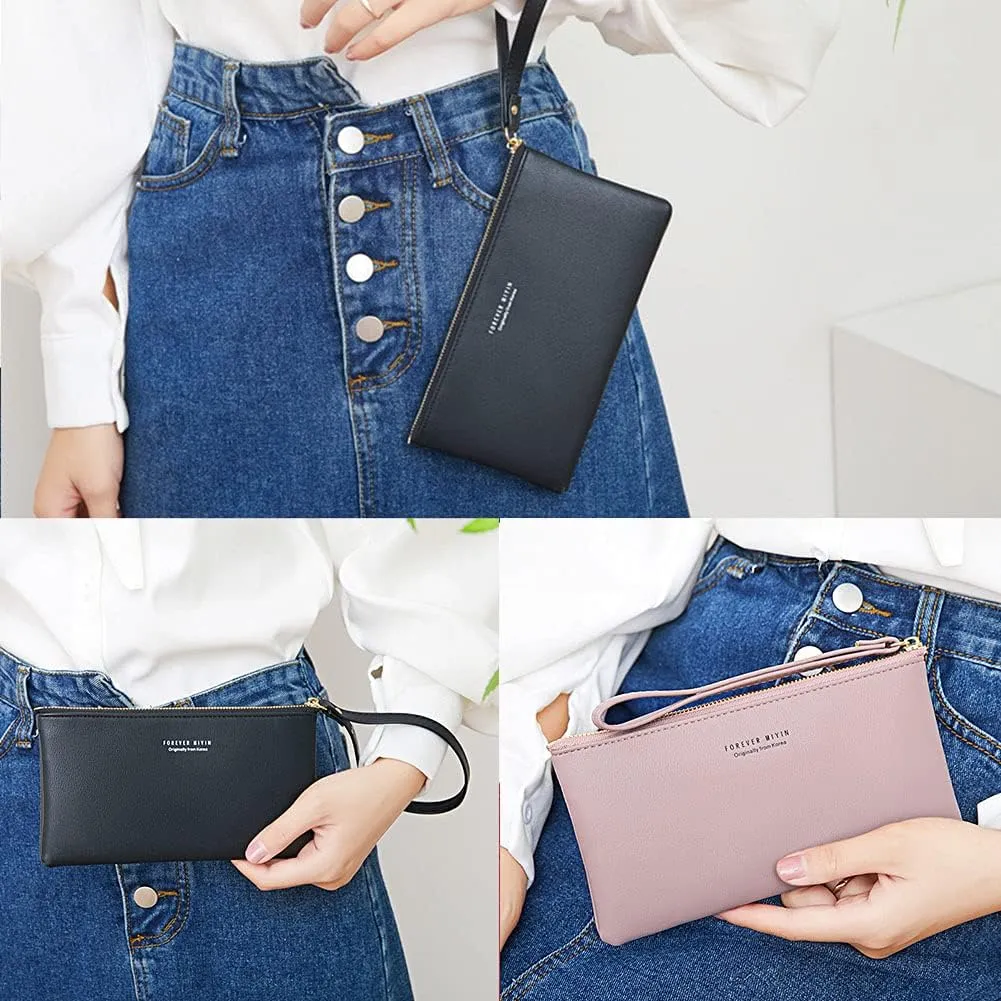 Women Touch Screen Crossbody Bags Cell Phone Wristlets Purse RFID Blocking Clutch Wallets Card Holder