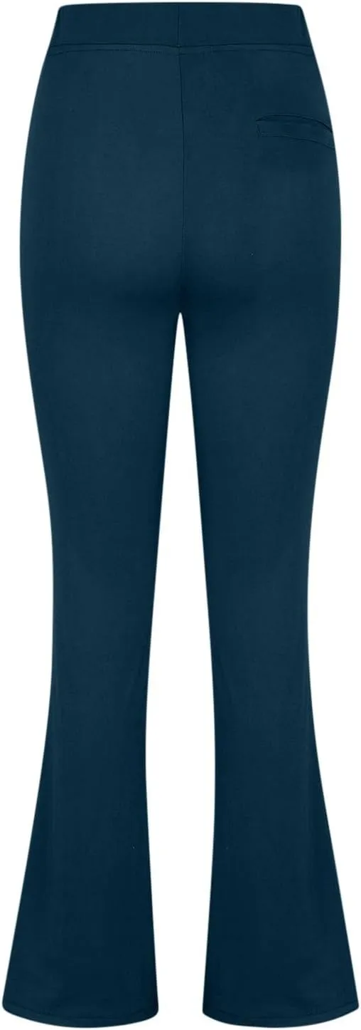 Womens Bootcut Dress Pants Stretchy Yoga Work Trousers High Waist Casual Flare Slacks Office Business Lounge Clothes