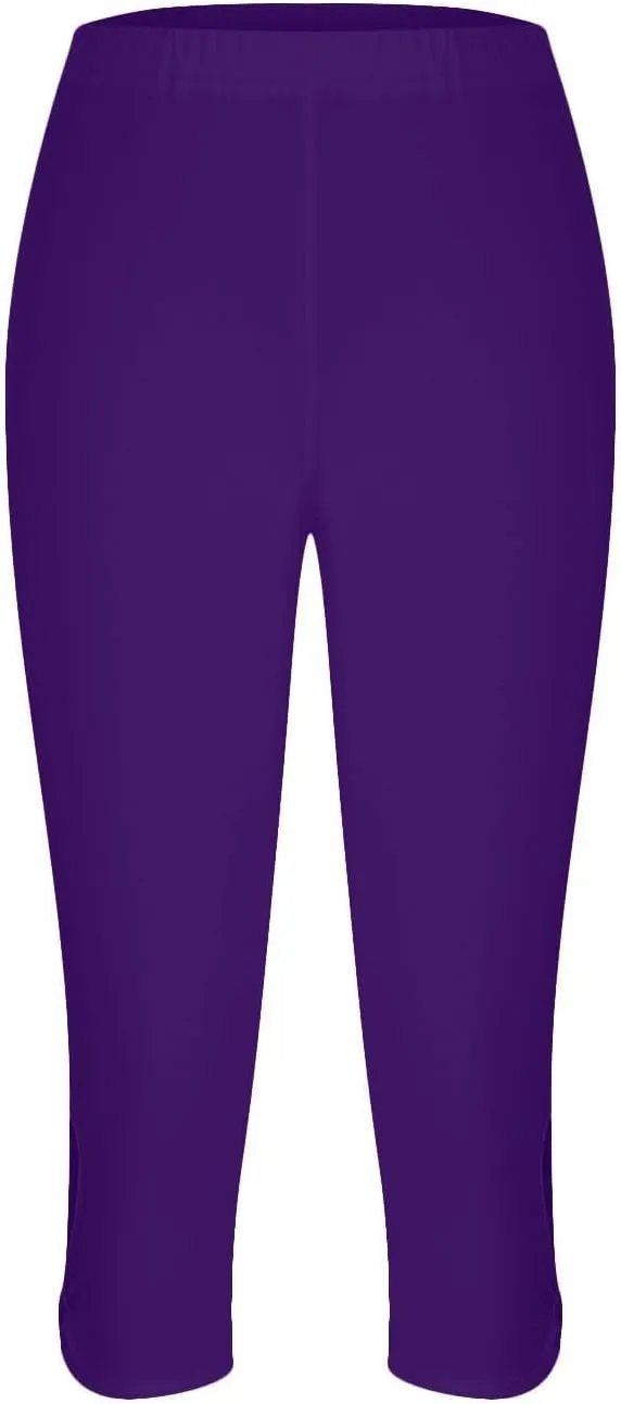 Women's Capri Pants High Waist Yoga Pants 2025 Trendy Sweatpants Spring Cropped Pants Stretchy Leggings for Summer