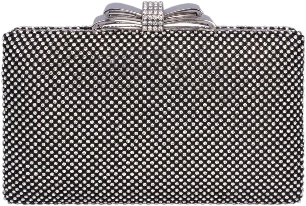 Womens Luxury Clutch Crystal Hardcase Wedding Party Handbag Elegant Evening Bag Clutch