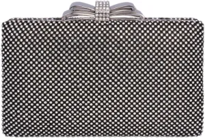 Womens Luxury Clutch Crystal Hardcase Wedding Party Handbag Elegant Evening Bag Clutch