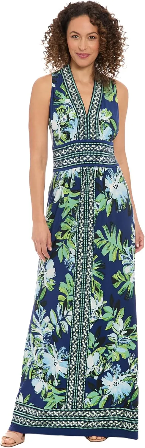 Women's V-Neck Sleeveless Maxi