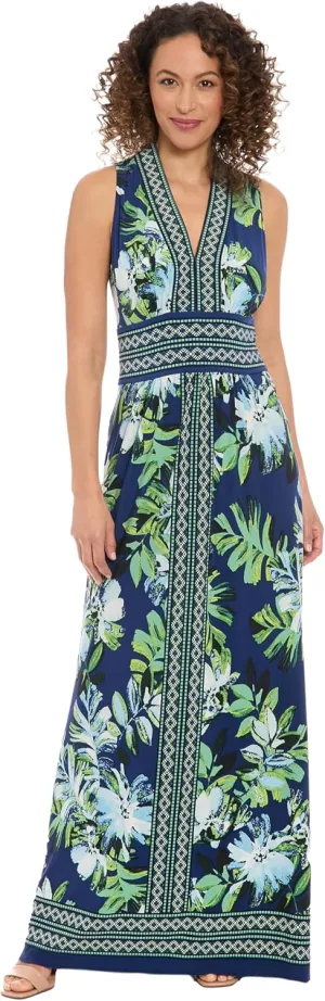 Women's V-Neck Sleeveless Maxi