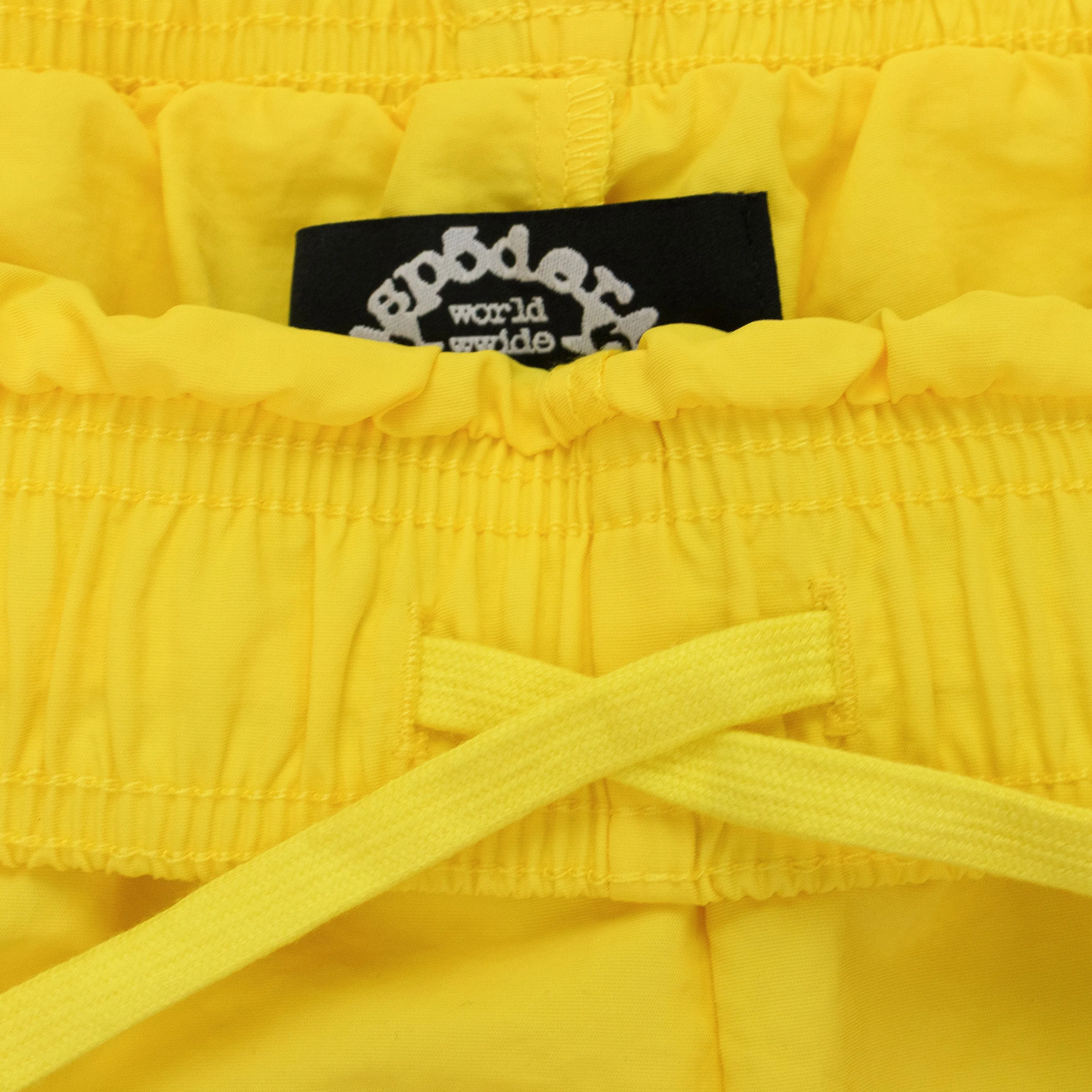 YELLOW OG WEB DOUBLE LAYER SHORTS