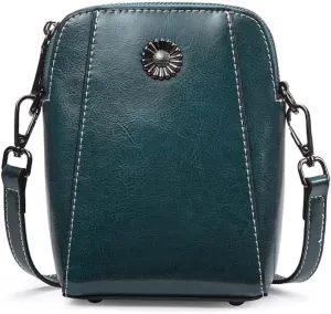 Yohora Women's Handbag Shoulder Purse Genuine Leather Crossbody Satchel Small Cell Phone Wallet