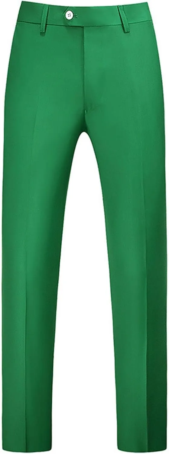 ZYXTIM Men's Smart Dress Pants Oversize Winkle Free Flat Front Weeding Business Work Trousers Plus Size Formal Pants Big&Tall